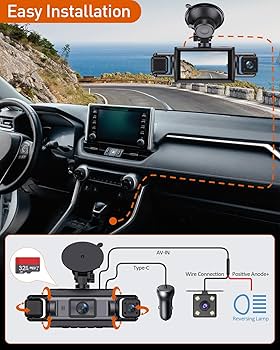 ザ・モンキーズ　計4枚ボックスセット　\"インスタント·リプレイ\" Amazon.com: 4 Channel WiFi Dash Cam with 32GB Card, 4